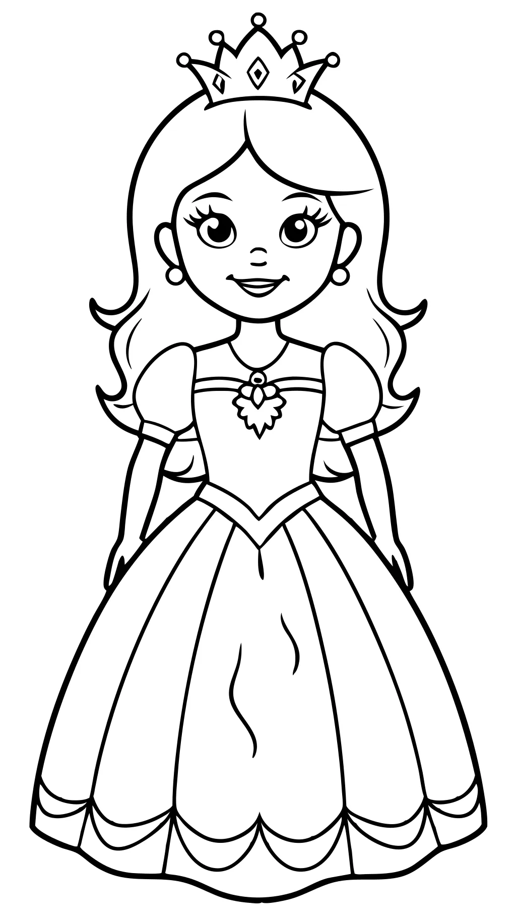 princess coloring pages for free